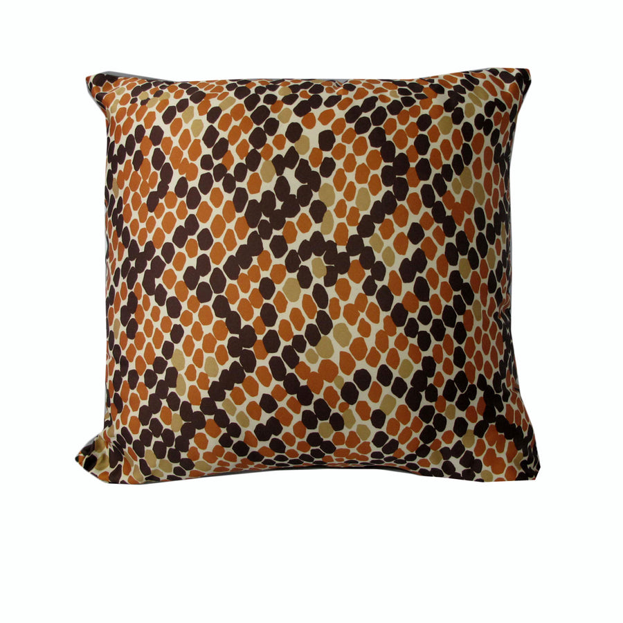 Rapee Morocco Hive Geometric Filled Cushion - Orange, 45 x 45cm