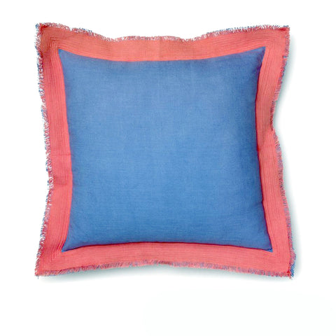Rapee Cushion Cover 50 x 50 cm - 100% Cotton, Reversible, Flange Design - SuperSaverAU - view 1