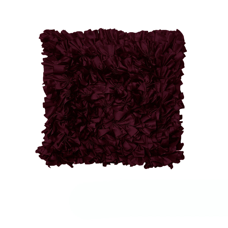 Rapee Ruffles Cushion Cover 43 x 43 cm - Morocco Can Can Mulberry - SuperSaverAU - view 1