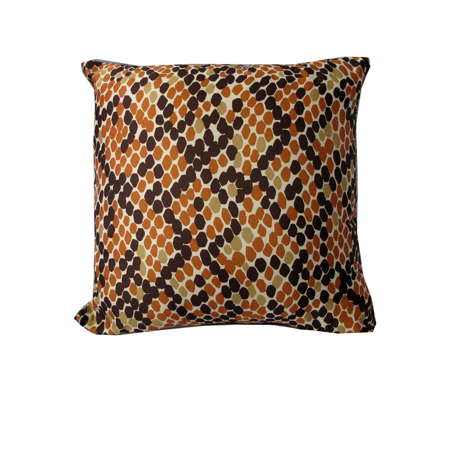 Rapee Luxury Quality Cushion Cover 45 x 45 cm - Morocco Hive Orange Print - SuperSaverAU - view 1