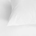 Minikins Junior Cotton Combo Fitted Sheet Set White Single - Solid Colour, 180 Thread Count - SuperSaverAU - view 3