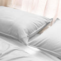 Dickies Cotton Waffle Quilt Cover Set - White, Queen