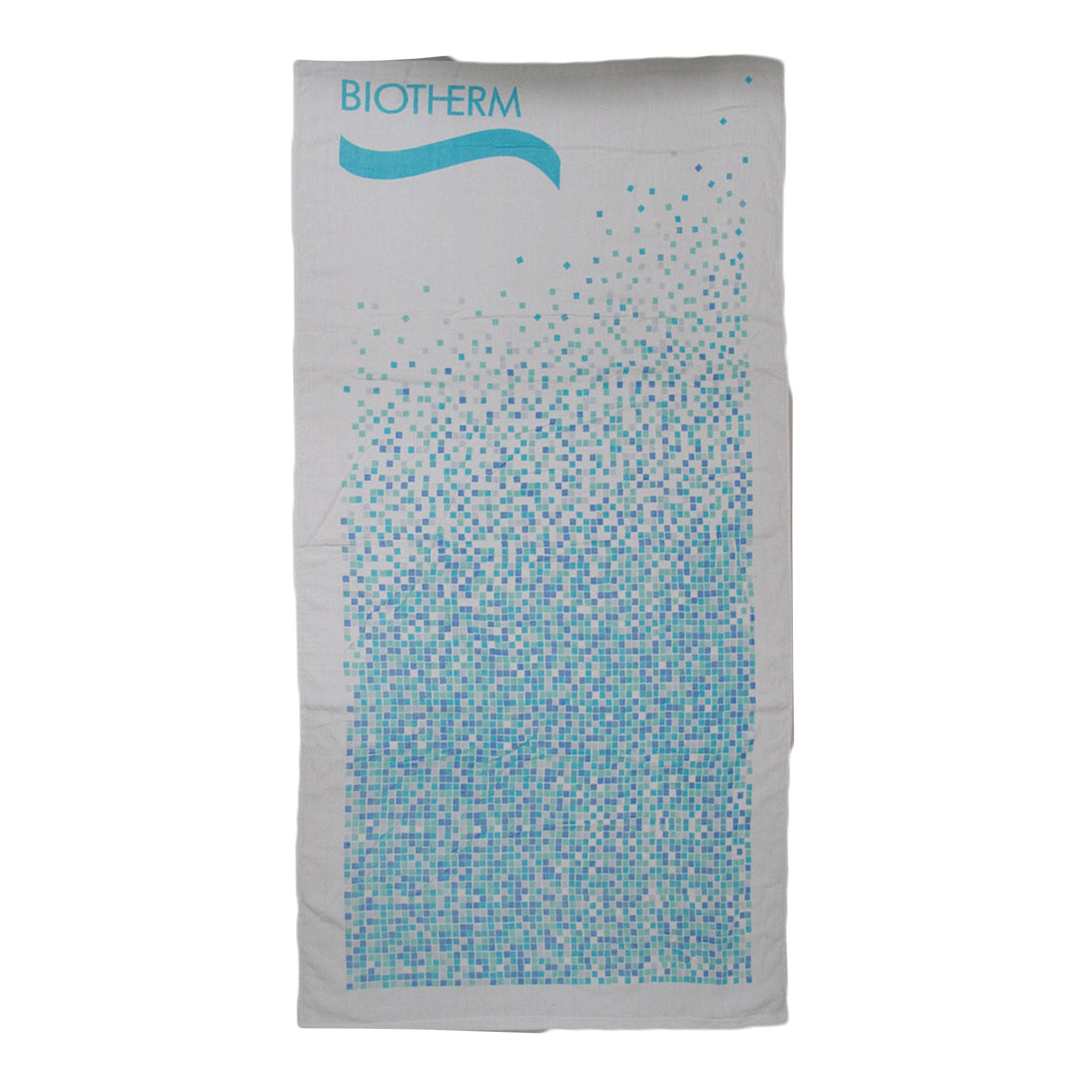 Biotherm White 100% Cotton Velour Beach Towel - 75cm x 150cm - SuperSaverAU - view 1