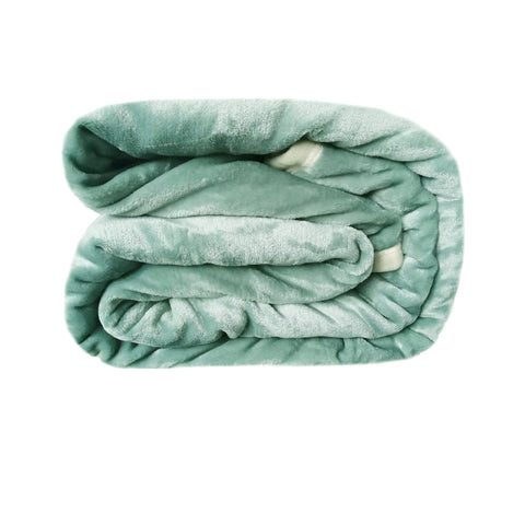 Premium 550GSM 2-Ply Mink Blanket – Frost Queen/King 220 x 240cm