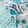 100% Cotton Lightly Quilted Coverlet Set Delta Queen 230 x 250 cm - Floral Design - SuperSaverAU - view 3