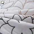 Premium Eliana Cotton Coverlet Set – Queen, Floral Quilting 3 Piece