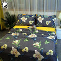 100% Cotton Lightly Quilted Coverlet Set Embroidered Orchid Queen 230x250 cm - SuperSaverAU - view 3