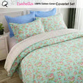 Premium Isabella Cotton Cover Lightly Quilted Coverlet Set - Multi, Queen