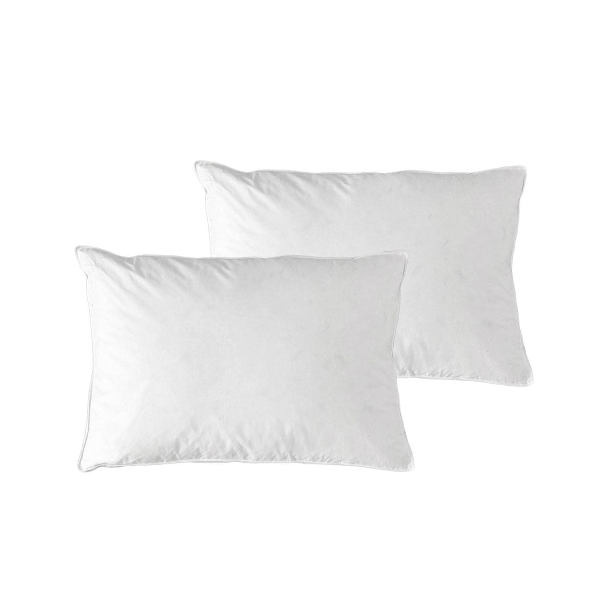At Home Homewares Feather Pillows with Japara Cotton Cover - 2 Pack