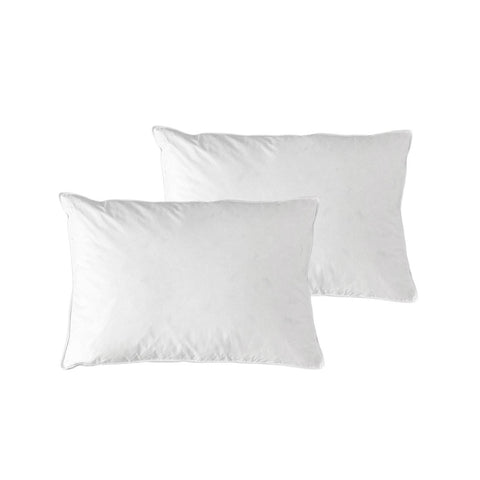 At Home Homewares Feather Pillows with Japara Cotton Cover - 2 Pack