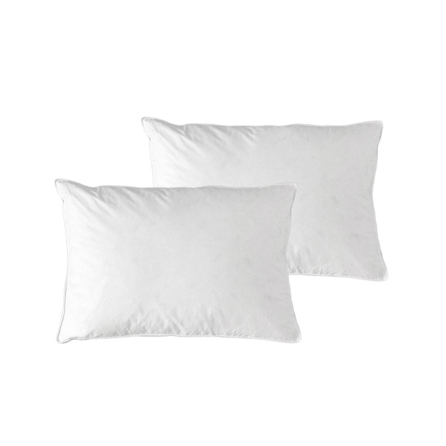 At Home Homewares Feather Pillows with Japara Cotton Cover - 2 Pack