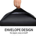 Premium Satin Pillowcases with Envelope Closure - Grey, Standard, 2 Pack