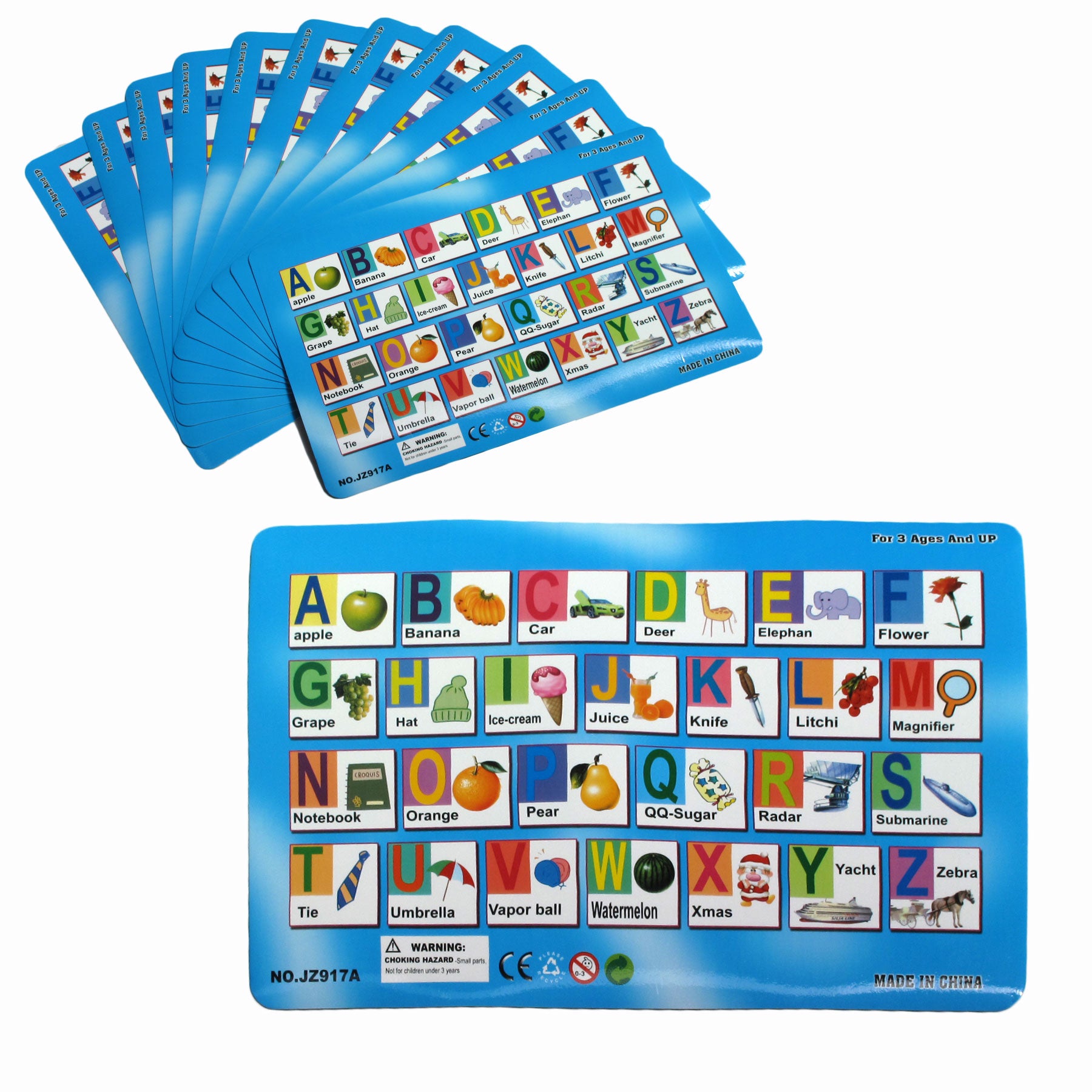 Set of 12 PVC Easy Care Placemats - Flocking Design 43 x 28 cm - SuperSaverAU - view 1