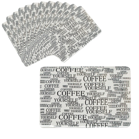 Set of 12 PVC Easy Care Placemats - Pictorial Print Design 43 x 28 cm - SuperSaverAU - view 1