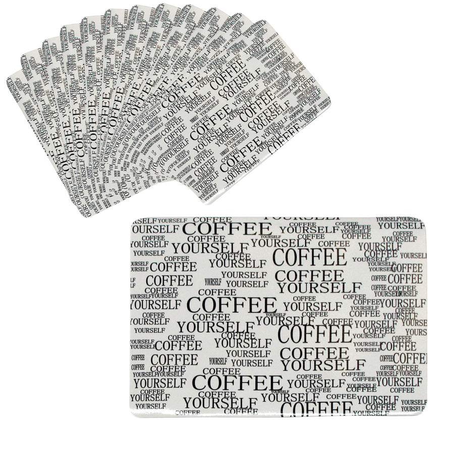 Set of 12 PVC Easy Care Placemats - Pictorial Print Design 43 x 28 cm - SuperSaverAU - view 1