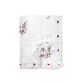 Premium Anya Flowers Embroidered Cutout Tablecloth - White, 152 x 228cm