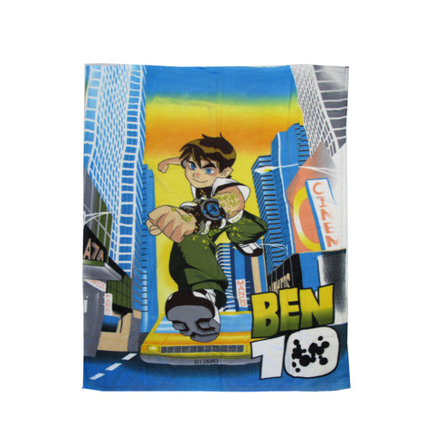 Premium Ben 10 Hero Polar Fleece Throw Rug - 130 x 160cm