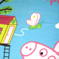 Peppa Pig Tree House Printed Polar Fleece Throw Rug 130 x 160 cm - SuperSaverAU - view 3
