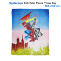 Premium Spiderman Polar Fleece Throw Rug - 130 x 160cm