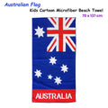 Bloomington Australian Flag Microfibre Beach Towel - 70 x 137cm