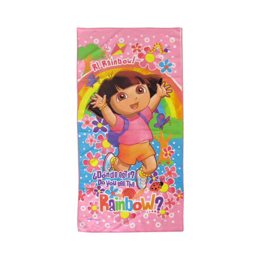 Bloomington Dora the Explorer Microfibre Beach Towel - 70 x 137cm