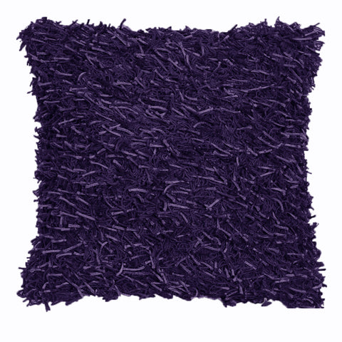 Premium Ottawa Shaggy Filled Cushion - Paars, 45 x 45cm