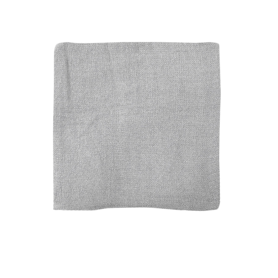 Impressions Australia Oxford Chenille Cushion Cover 45 x 45 cm - Silver, Soft Cotton & Viscose - SuperSaverAU - view 1