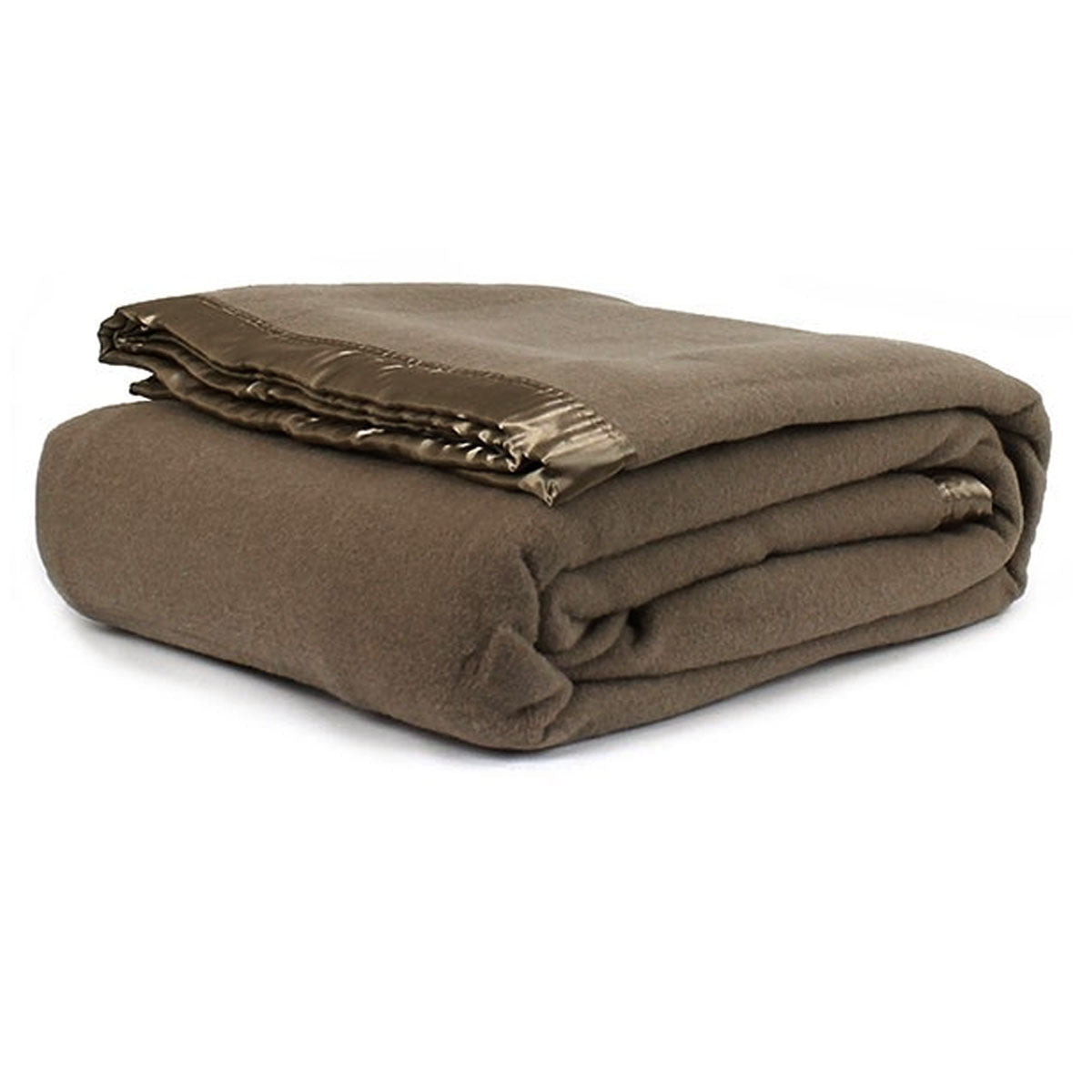 Jason 400GSM Australian Washable Wool Blanket Angora 200 x 258cm - Satin Border