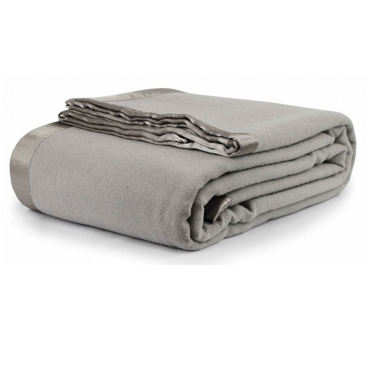 Jason 400GSM Australian Washable Wool Blanket Platinum 227x258cm - SuperSaverAU - view 1