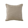 Jason Linen Look Square Filled Cushion 44 x 44 + 1 cm - Textured Design, Sand - SuperSaverAU - view 1