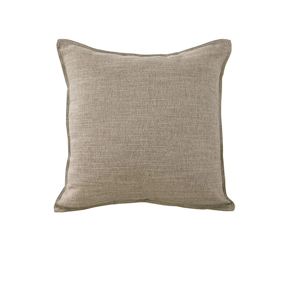 Jason Linen Look Square Filled Cushion 44 x 44 + 1 cm - Textured Design, Sand - SuperSaverAU - view 1
