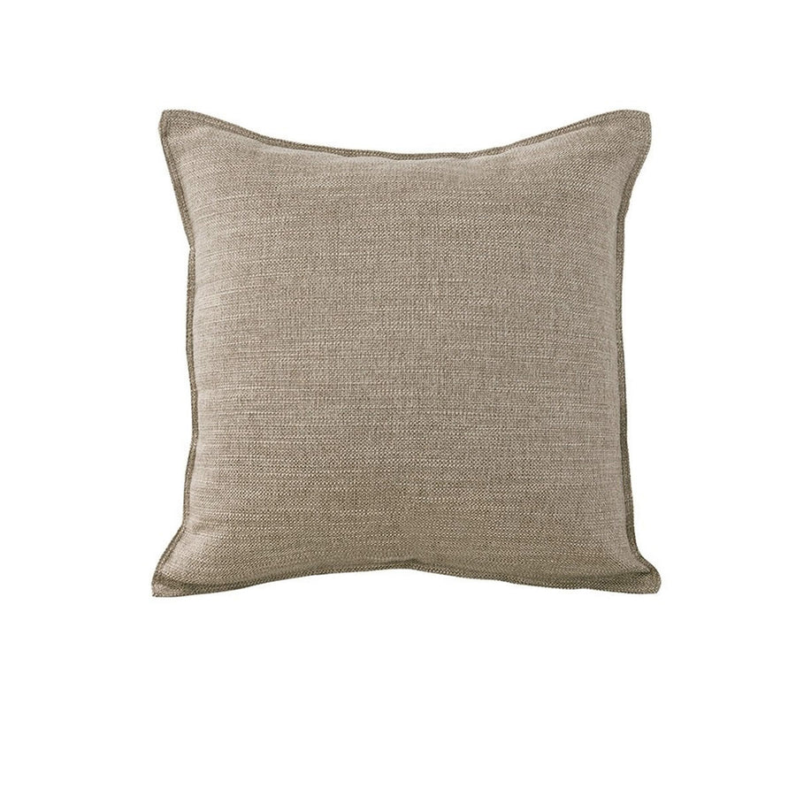 Jason Linen Look Square Filled Cushion 44 x 44 + 1 cm - Textured Design, Sand - SuperSaverAU - view 1