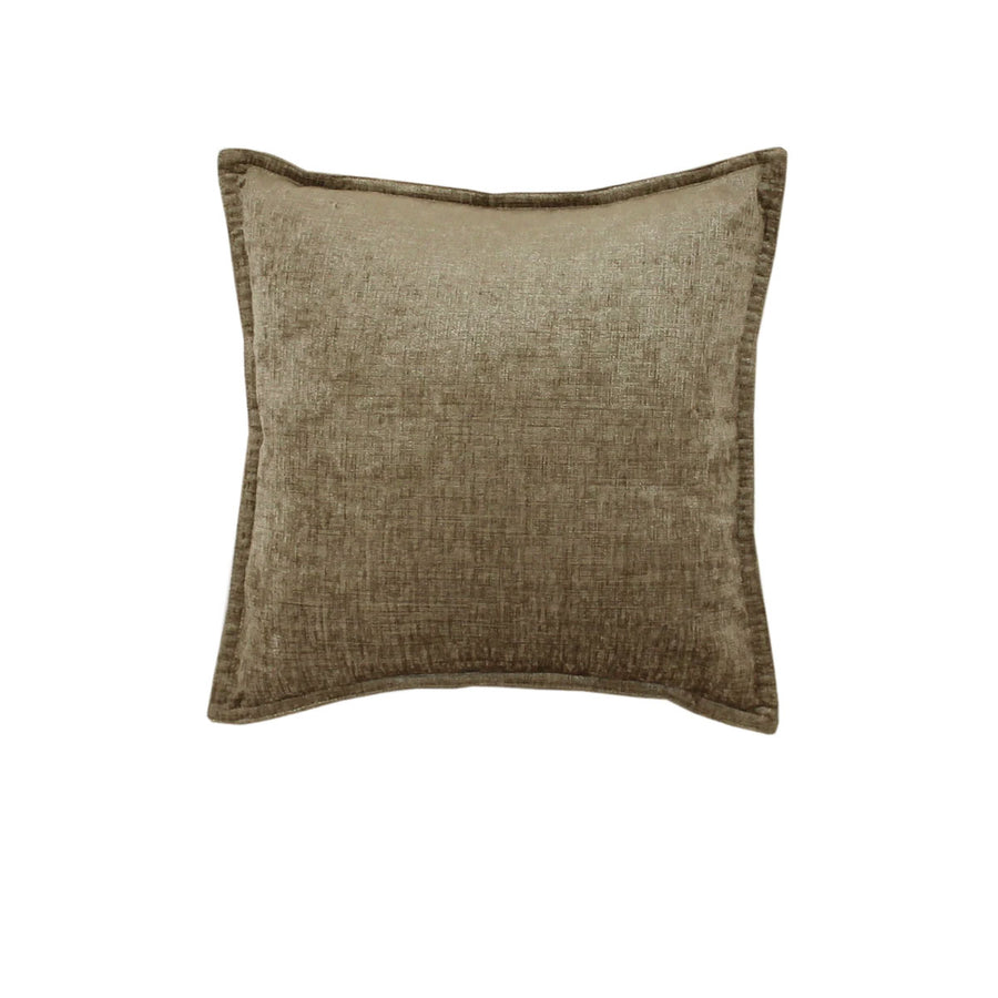 Jason Parker Mocha Square Cushion 44 x 44 cm - Chenille Design, Tailored Edge - SuperSaverAU - view 1