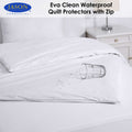 Jason Eva Clean Waterproof Quilt Protector – Super King, Zippered TPU Coated Jersey