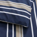 Jason Brighton Quilt Cover Set with Tonal Diamond Pattern - Midnight Blue, King