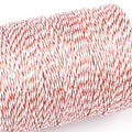 V465 500m Roll Polywire Electric Fence - 9 Strand Stainless Steel, Red & White - SuperSaverAU - view 3