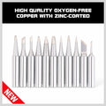 11Pc Soldering Iron Tips Solder Rework Lead Free Hakko Soldering Station AU - SuperSaverAU - view 3