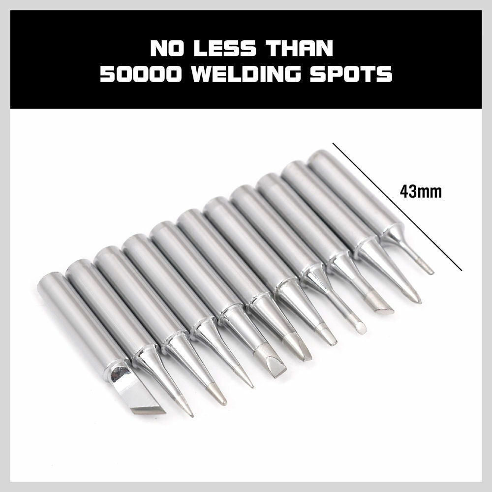 11Pc Soldering Iron Tips Solder Rework Lead Free Hakko Soldering Station AU - SuperSaverAU - view 4