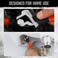 2x Adjustable Wrench Set 6" 10" Cr-V Steel, Smooth Jaw Adjustment, Comfortable Grip - SuperSaverAU - view 5