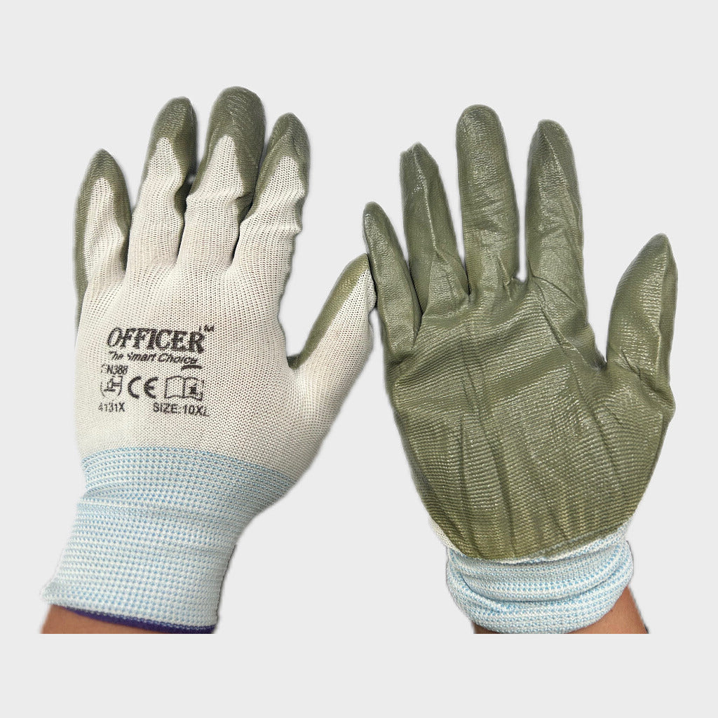 12Pairs Cotton Gloves Work Safety Glove Thick Heavy Seamless Heavy Duty Warehouse - SuperSaverAU - view 2