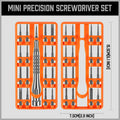 33 PC PRECISION SCREWDRIVER SET BITS PHILIP FLAT SLOTTED TORX HEX ELECTRONIC FIX - SuperSaverAU - view 2