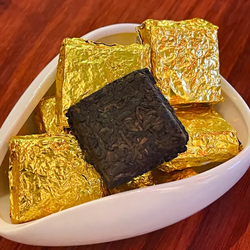 Golden Cubic Ripe Pu Er Tea 5 x 100g - SuperSaverAU - view 4