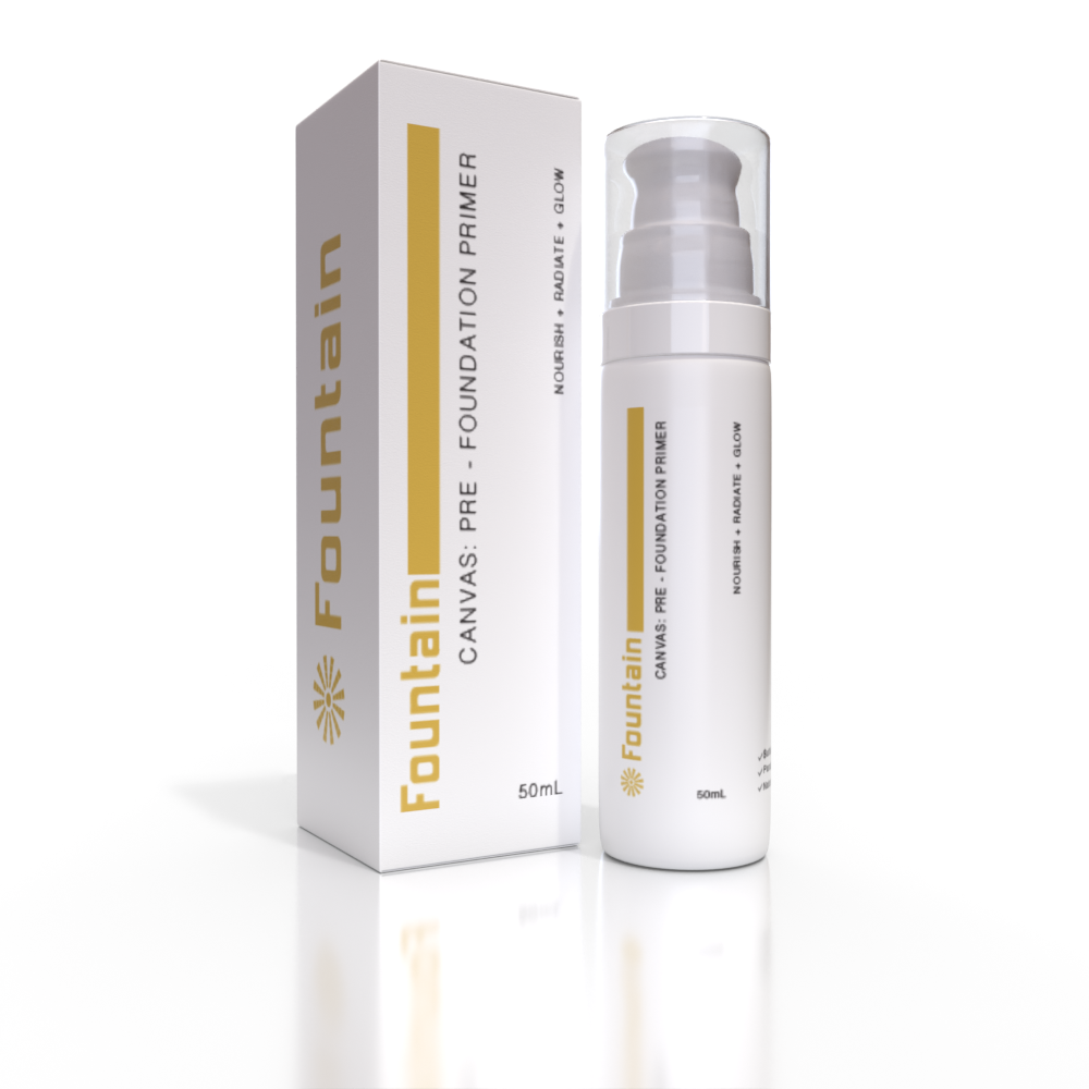 Fountain Canvas Pre-Foundation Primer 50ML - Evens Skin Tone, Reduces Redness - SuperSaverAU - view 1