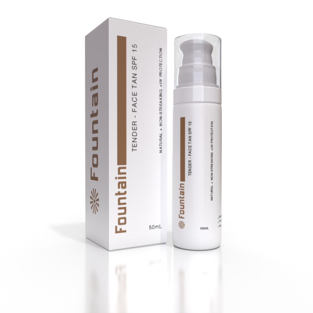 Tender Face Tanning Lotion SPF15 50ML - Moderate UV Protection, Nourishing