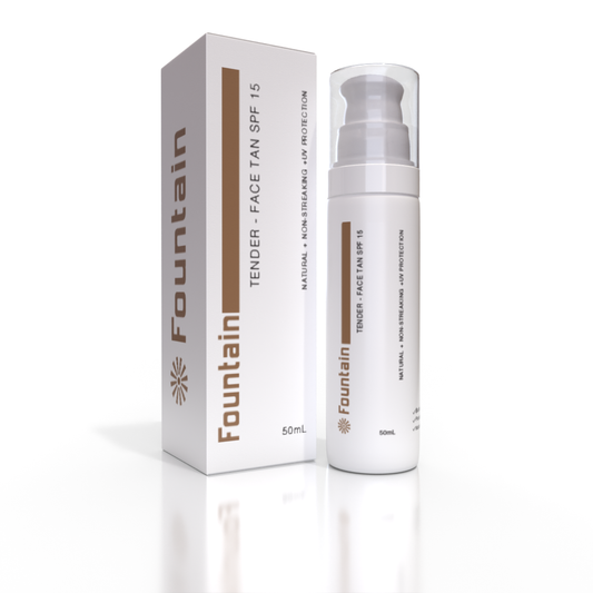 Tender Face Tanning Lotion SPF15 50ML - Moderate UV Protection, Nourishing
