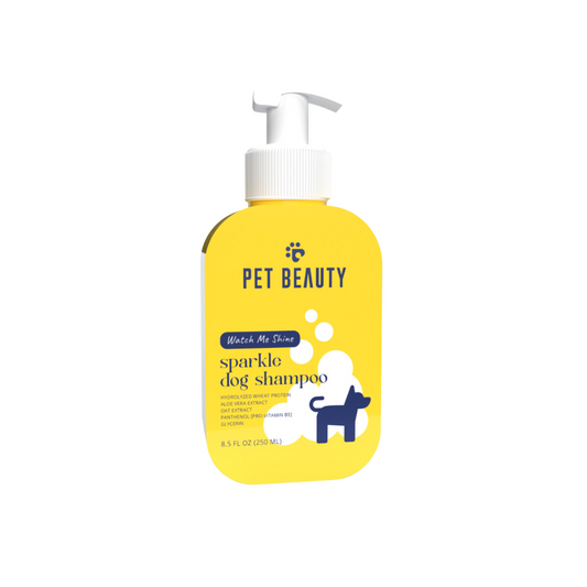 WATCH ME SHINE Sparkle Dog Shampoo 250ML - Natural, Hypoallergenic, Vegan