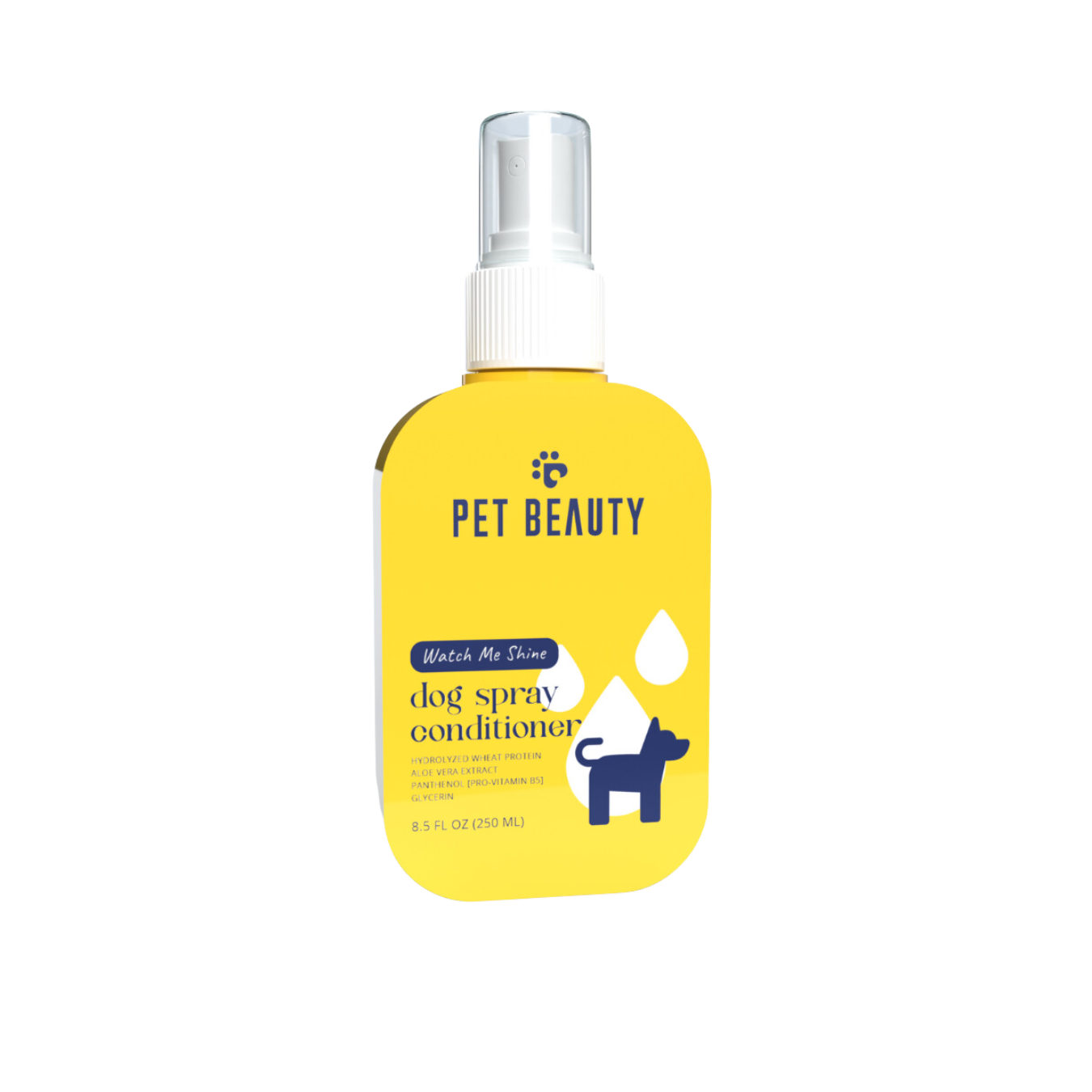 WATCH ME SHINE Dog Spray Conditioner 250ML - Natural, Hypoallergenic, Vegan - SuperSaverAU - view 1