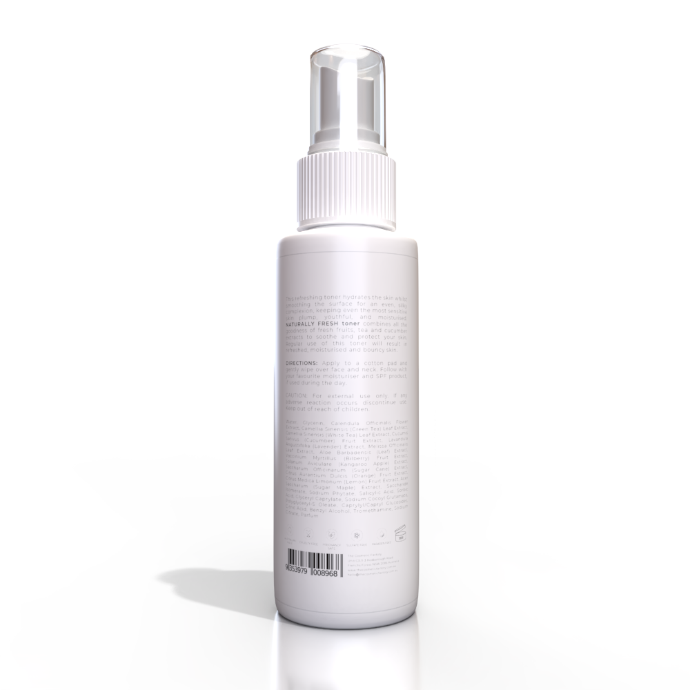 NATURALLY FRESH Toner | 120ML Hydrating, Soothing, Silky Smooth Complexion