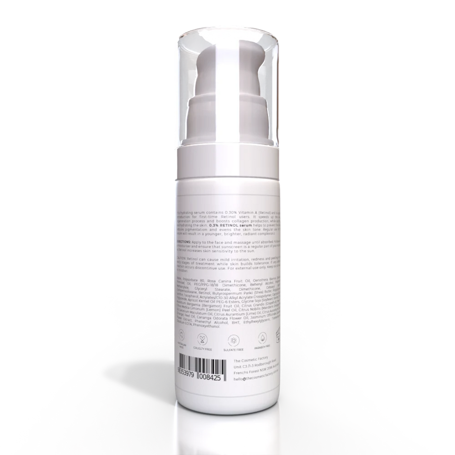 0.3% Retinol Serum | Hydrating Anti-Aging Formula | 30ML - SuperSaverAU - view 2
