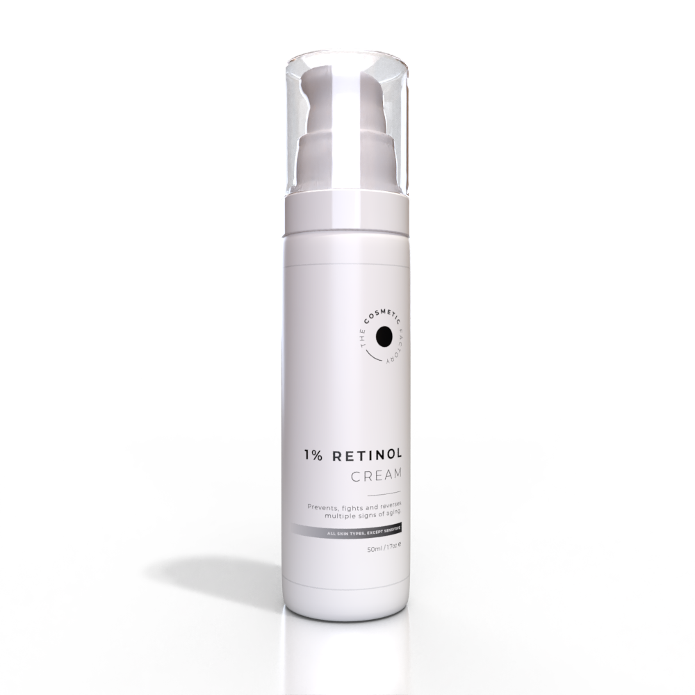1% Retinol Cream | 50ML - Corrects Discoloration, Reduces Fine Lines, Enhances Firmness